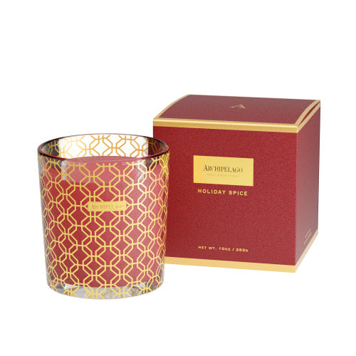 Archipelago Holiday Spice Candle Series poppy & pine