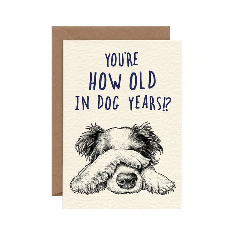 Dog Years Birthday Card