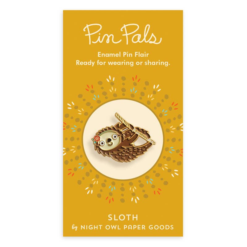 Sloth Enamel Pin