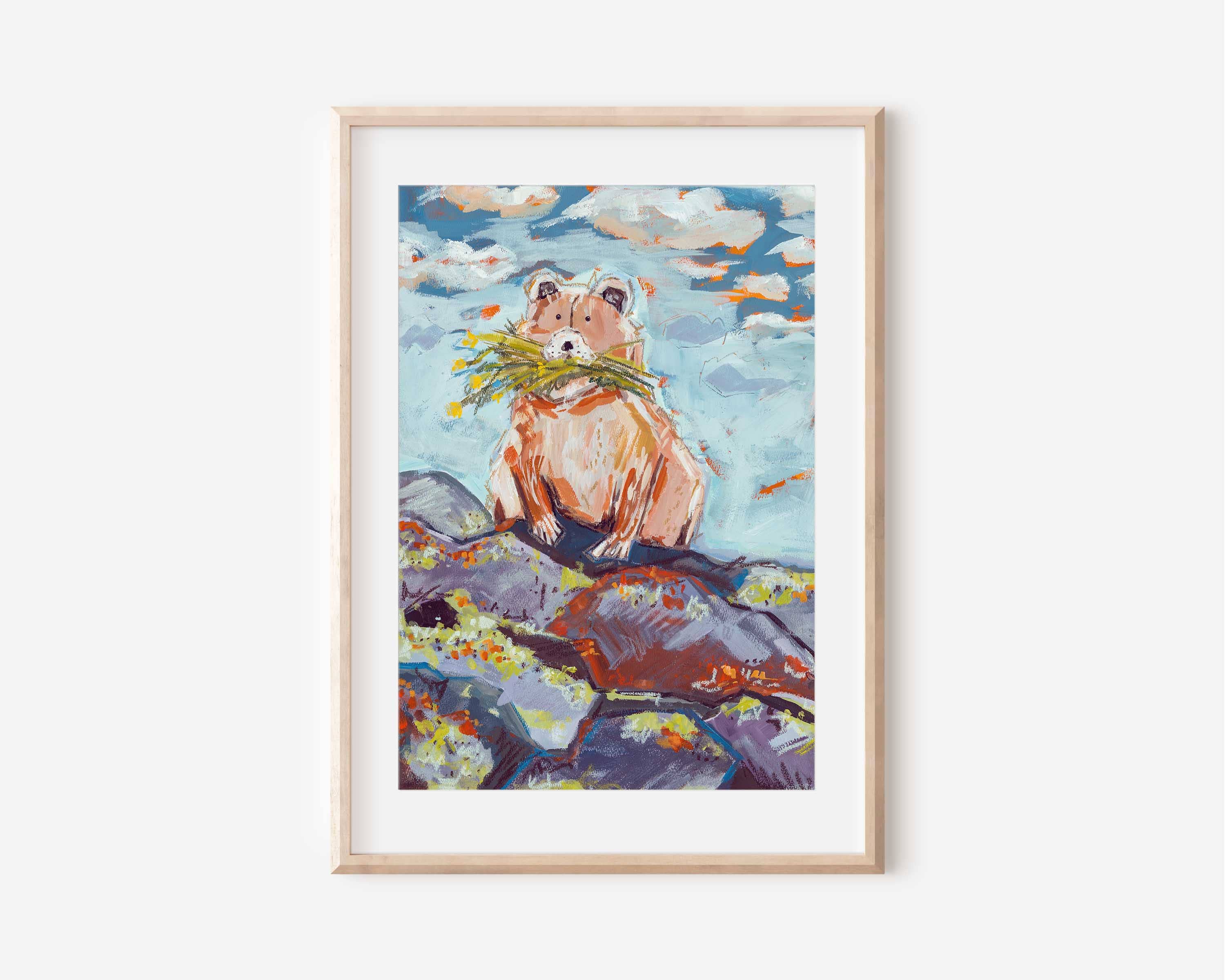 Pika on the Peak 11"x14" Art Print