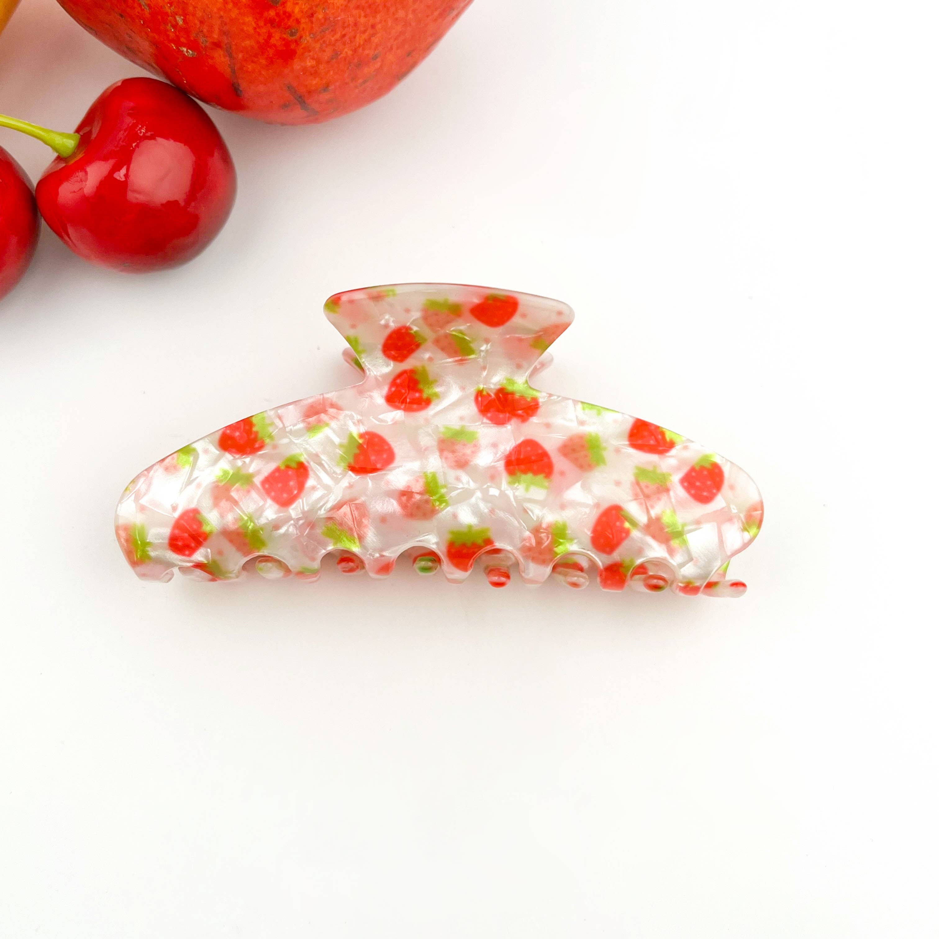 Cherry & Strawberry Hair Claw Clip