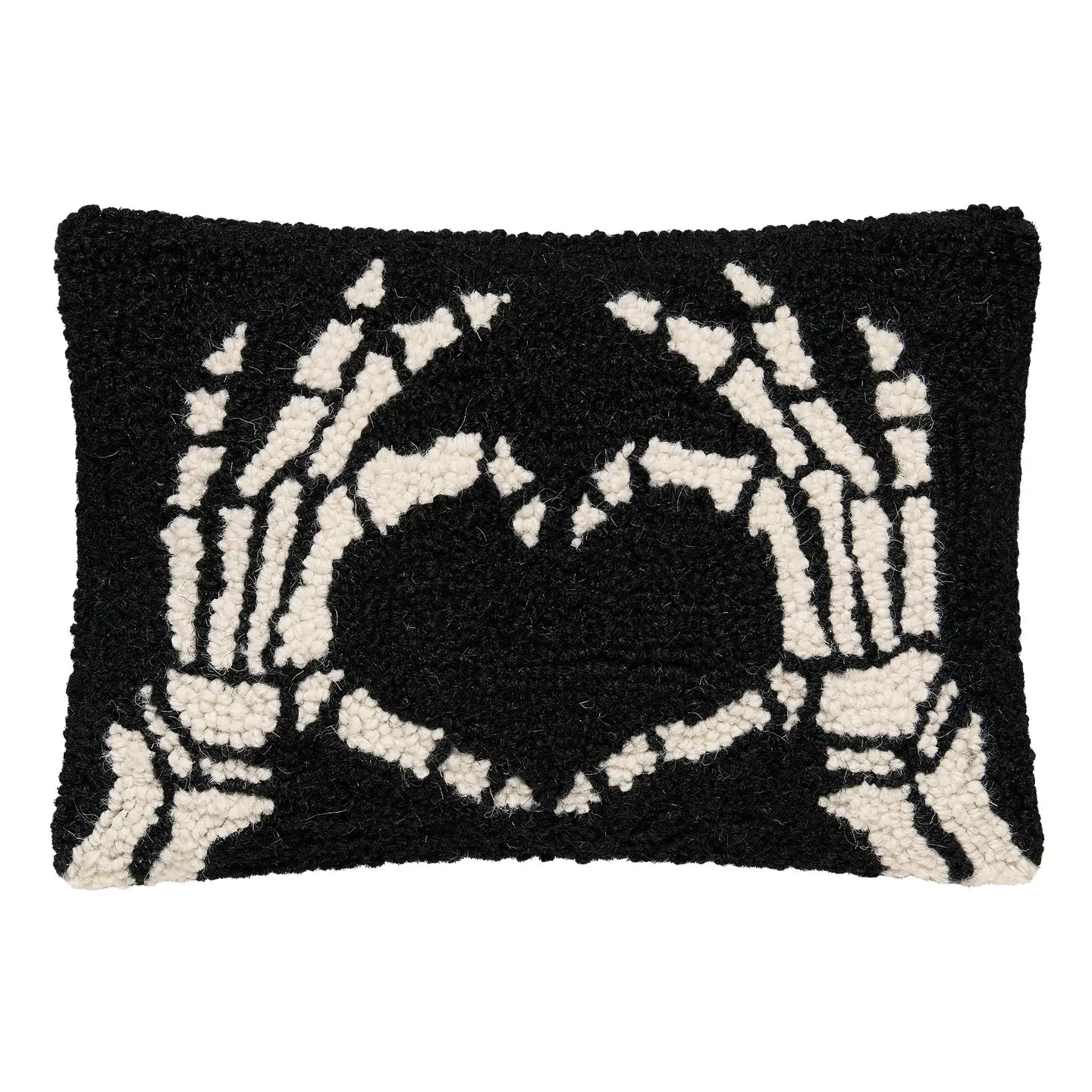Heart Skeleton Hand Hook Pillow