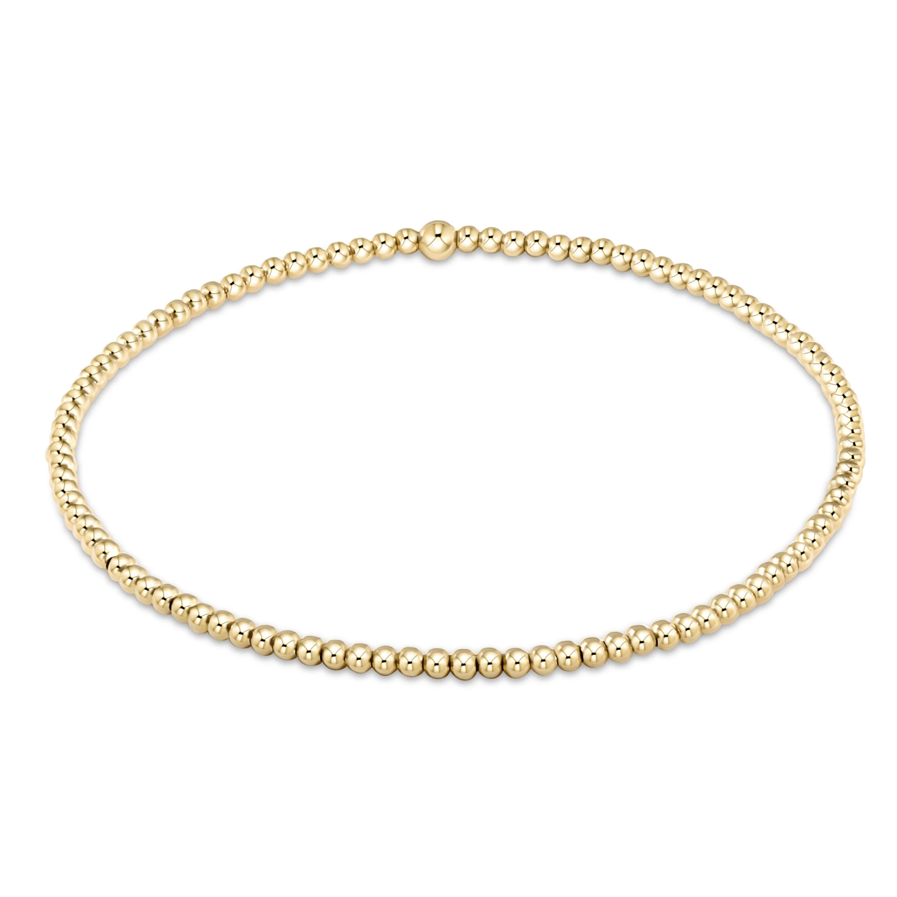 E. Newton Classic Gold 2mm Bracelet