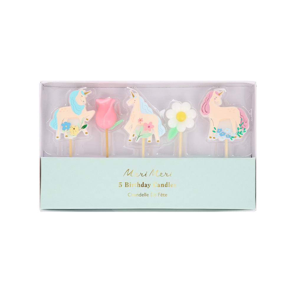 Meri Meri Meadow Unicorn Candles