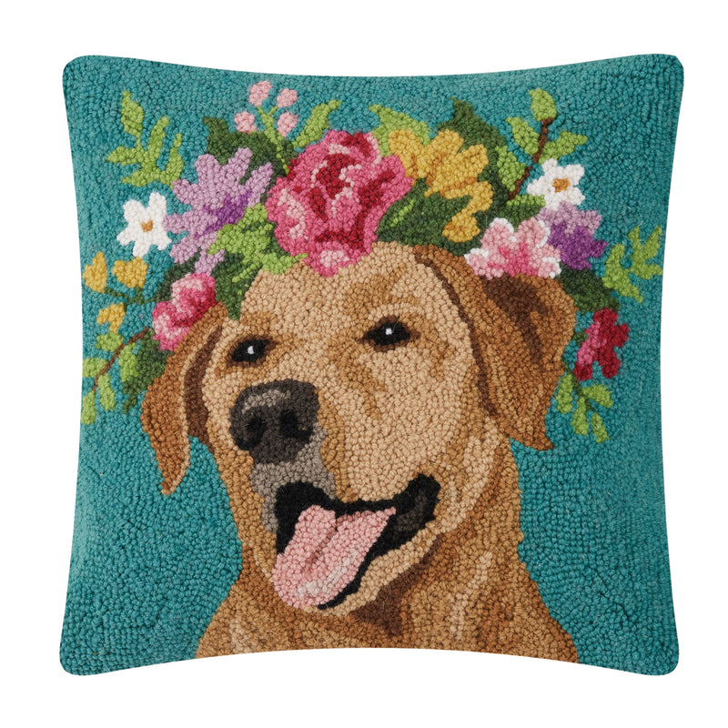 Peking Handicraft Floral Lab Pillow