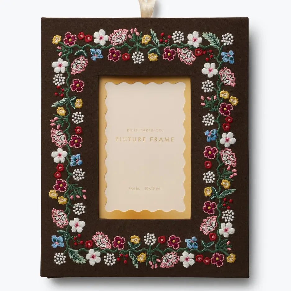 Portico Embroidered Picture Frame