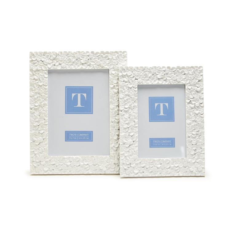Two's Company Hydrangea Photo Frames