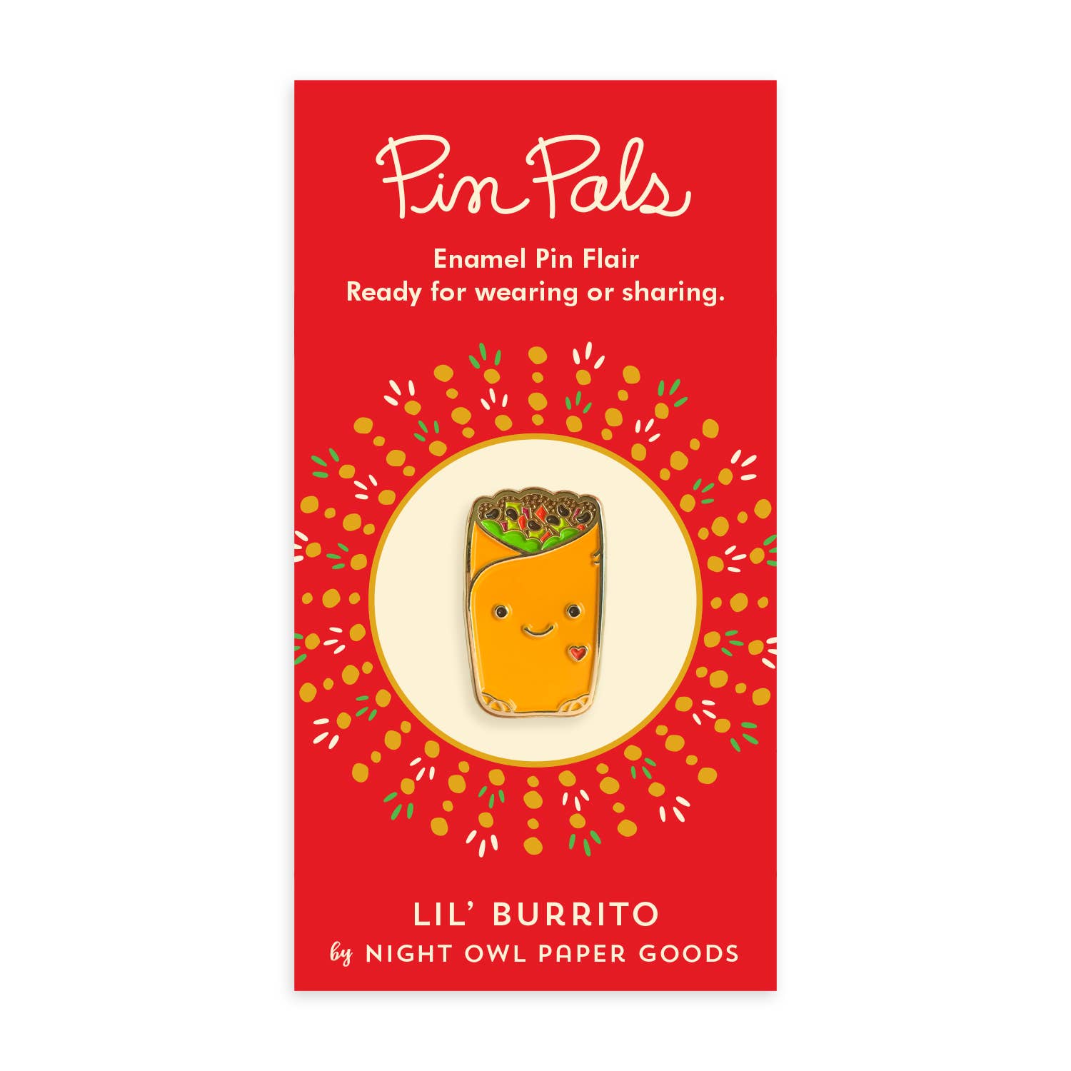Lil' Burrito Enamel Pin