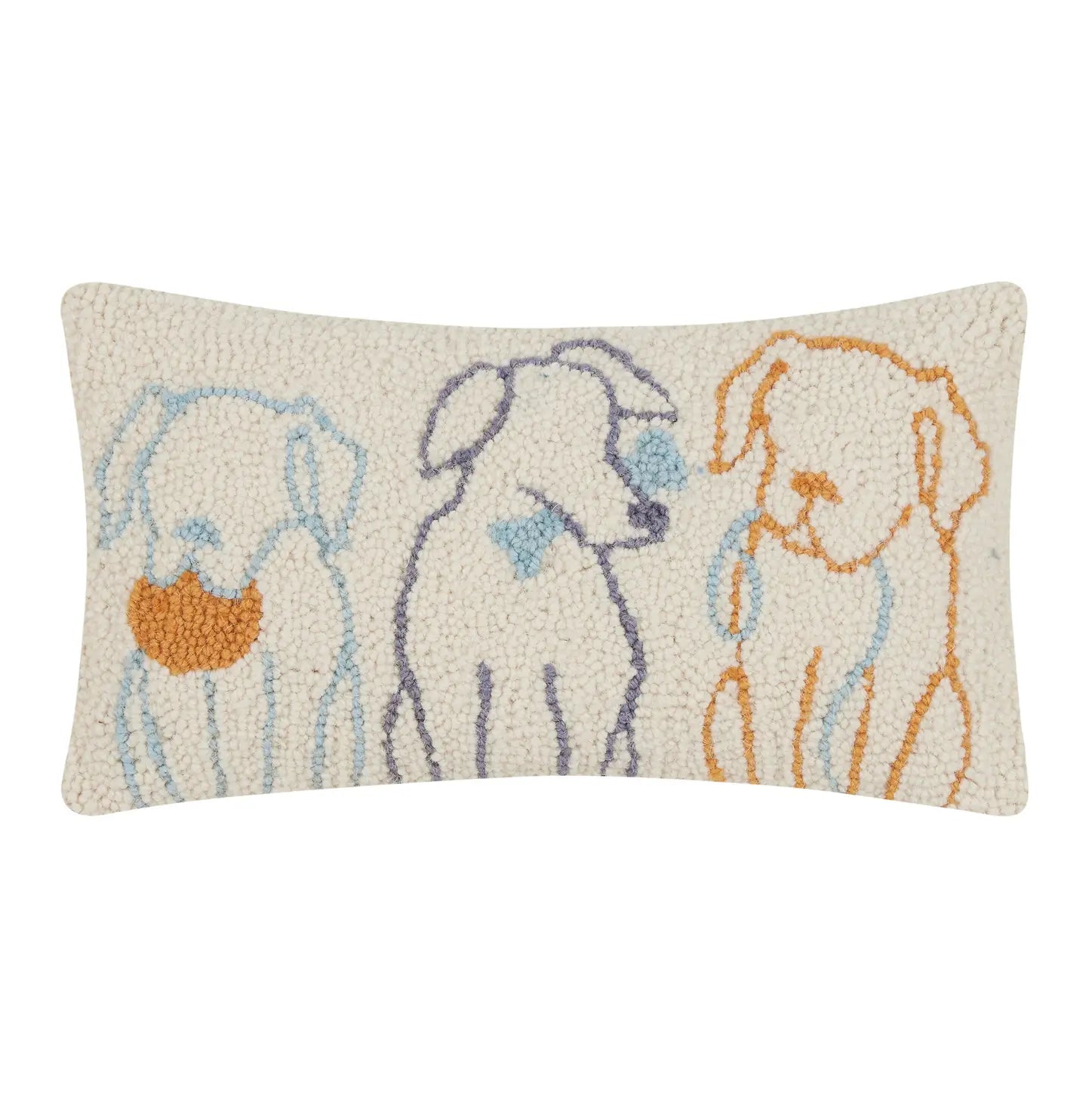 Dog Silhouettes Hook Pillow