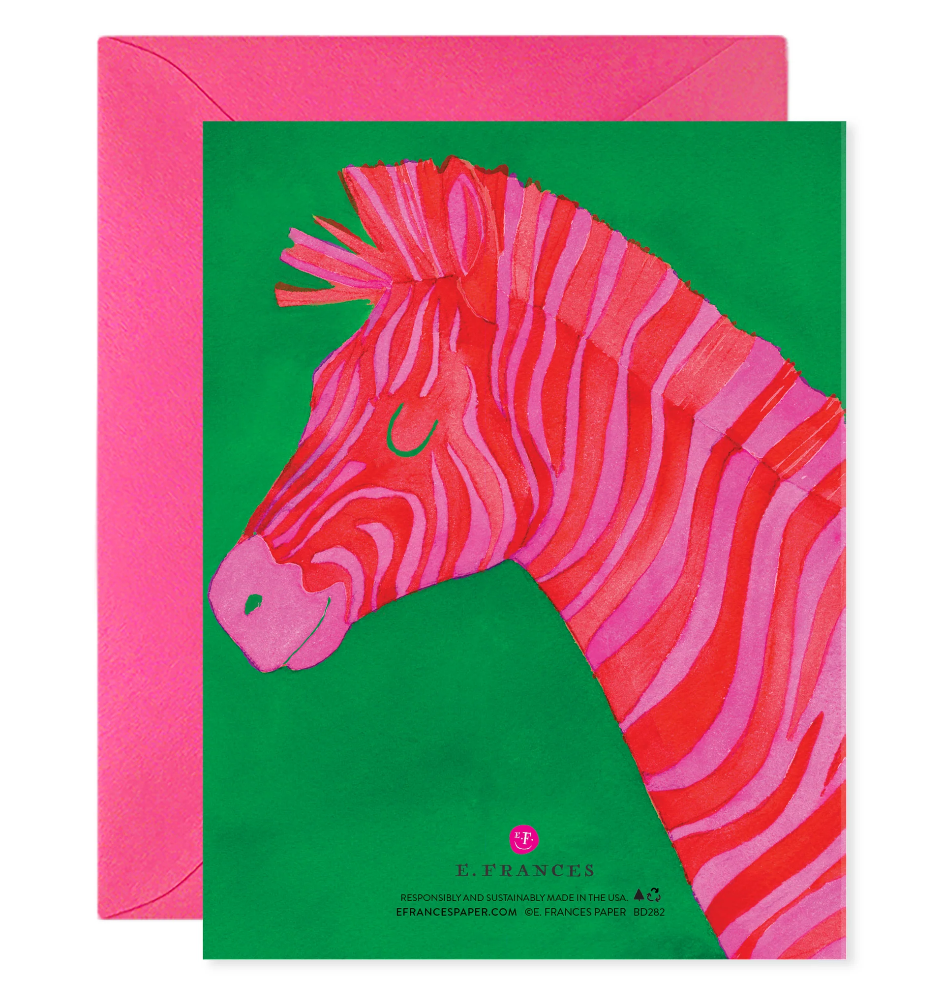 Extraordinary Zebra Birthday Card