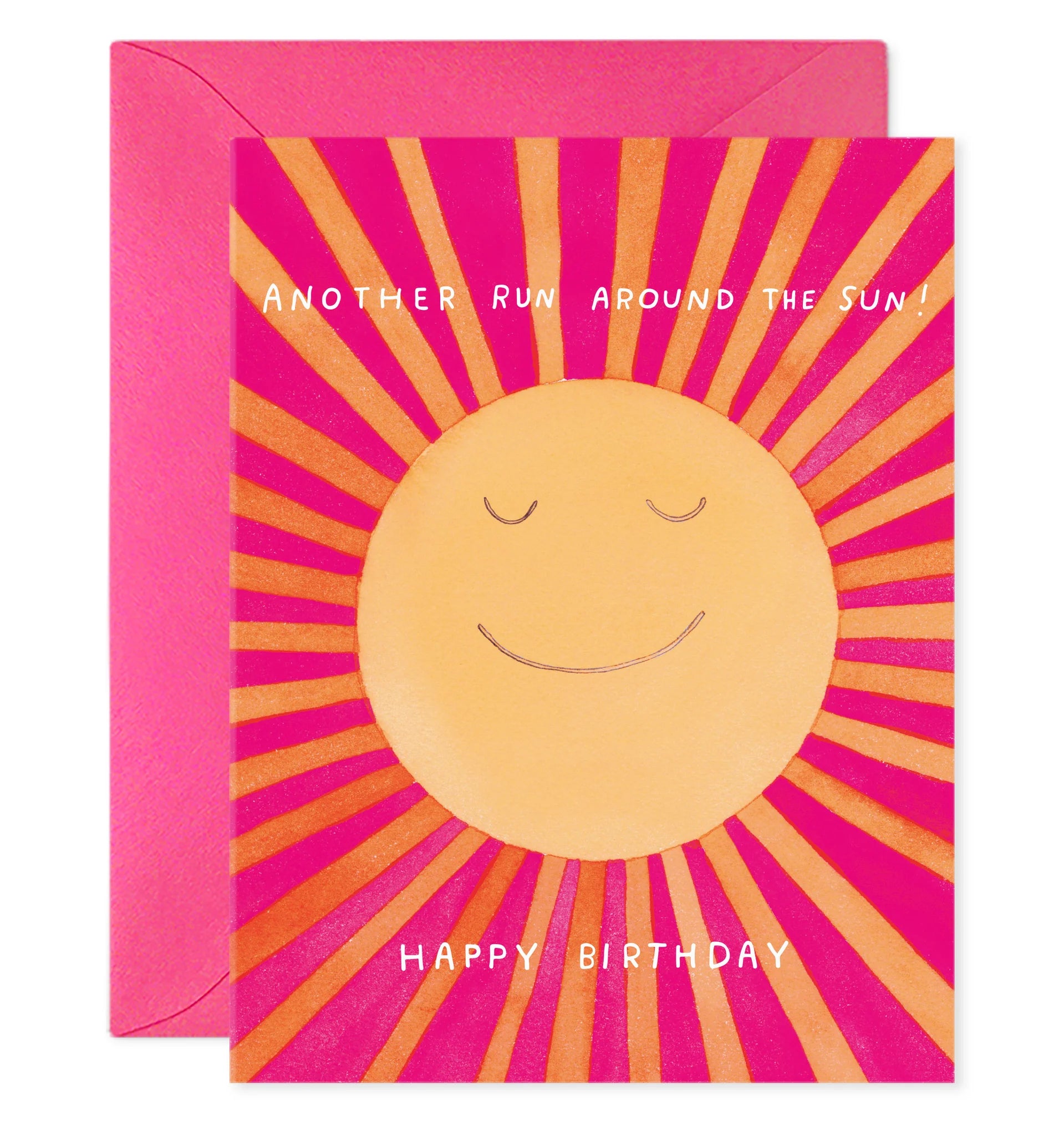 Run Around the Sun Birthday Card
