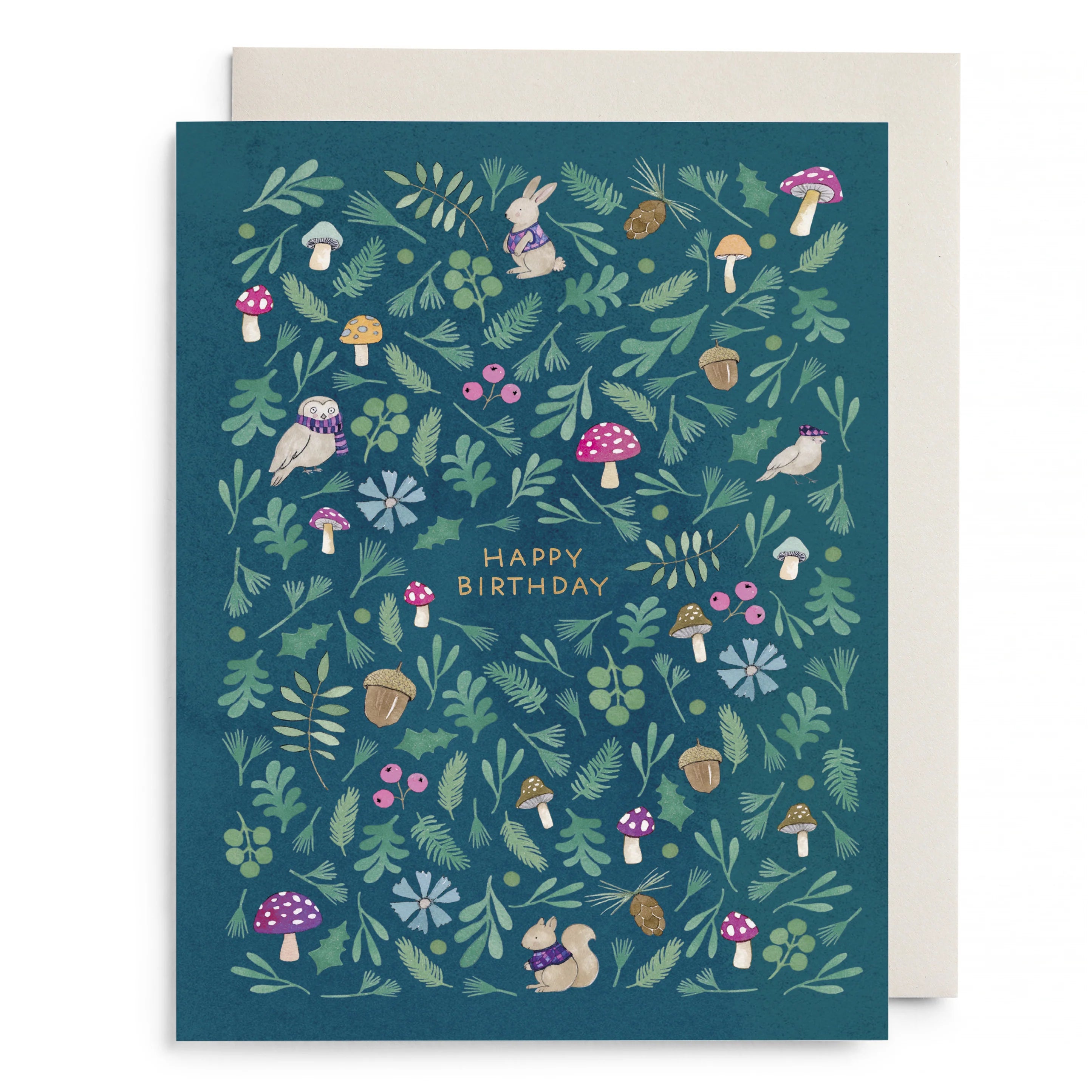 Enchanted Forest Birthday Card
