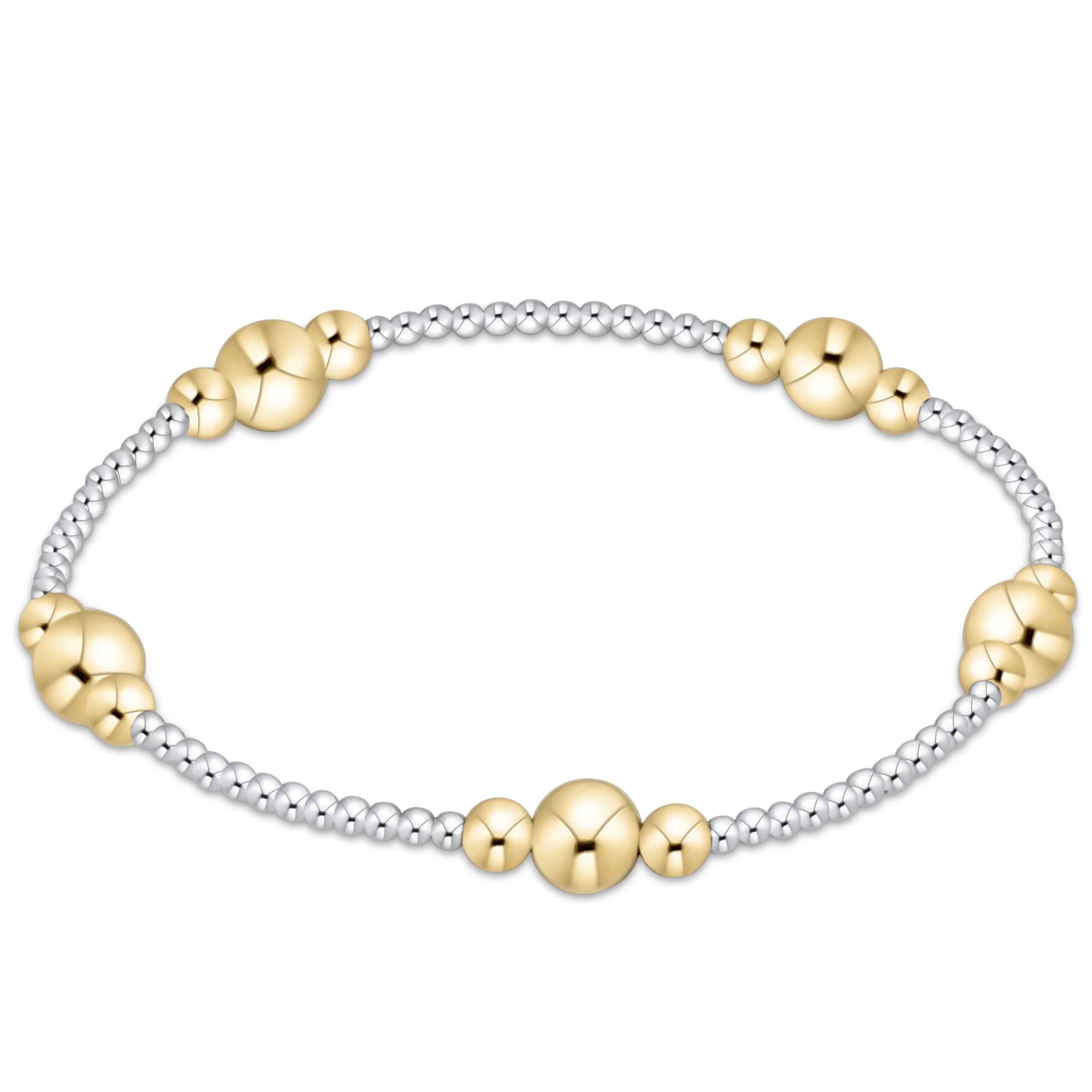E. Newton Purpose 6mm Mixed Metal Bracelet