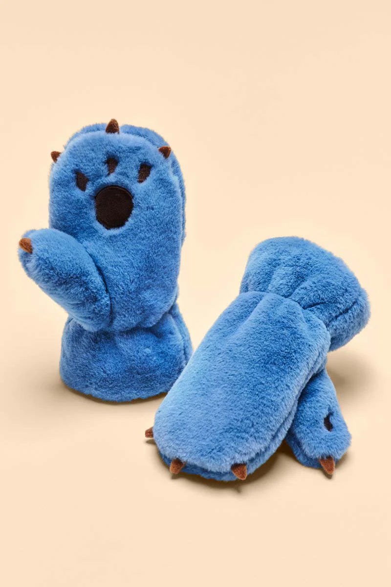 Powder Kid's Fluffy Mittens