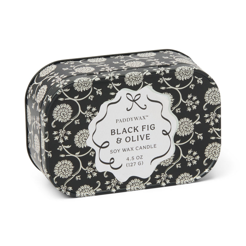 Paddywax Cherie Printed Tin Candle