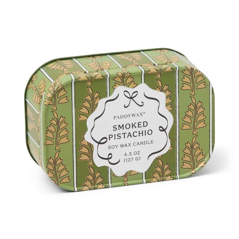 Paddywax Cherie Printed Tin Candle