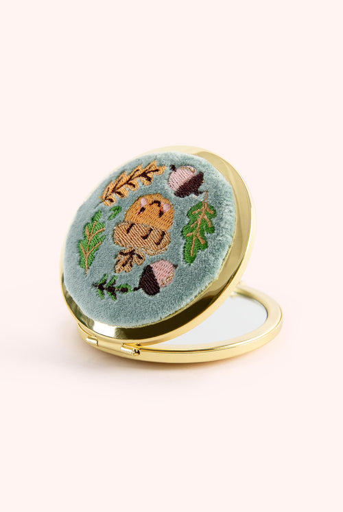 Powder Embroidered Mirror