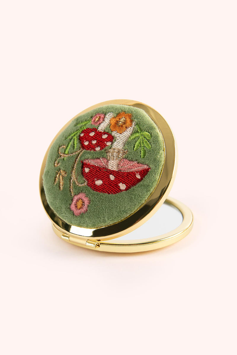 Powder Embroidered Mirror