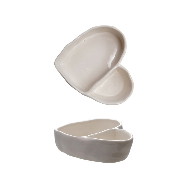 Hazel Mazel Divided Heart Dish