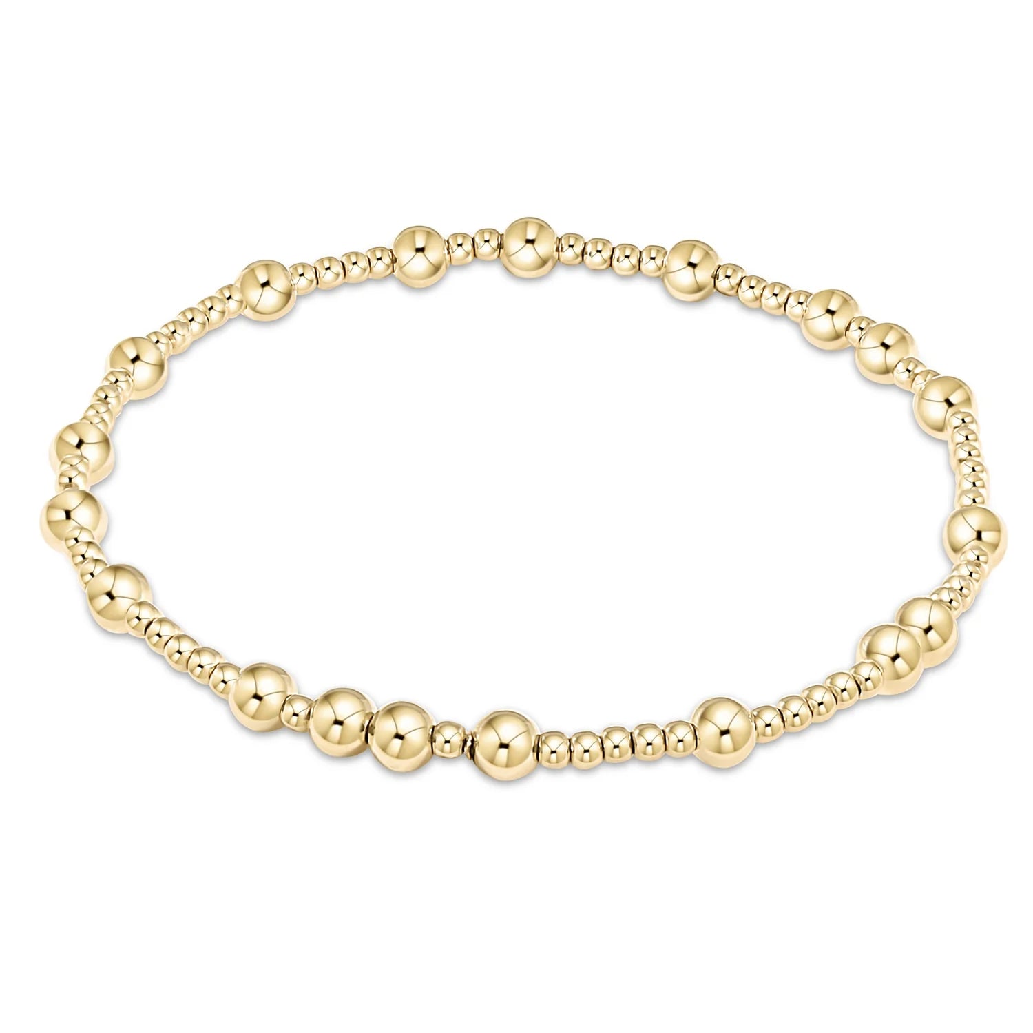 E. Newton Gold Pattern 4mm Bracelets