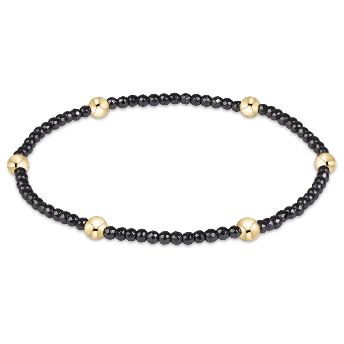 E. Newton Presence Faceted Hematite 2mm
