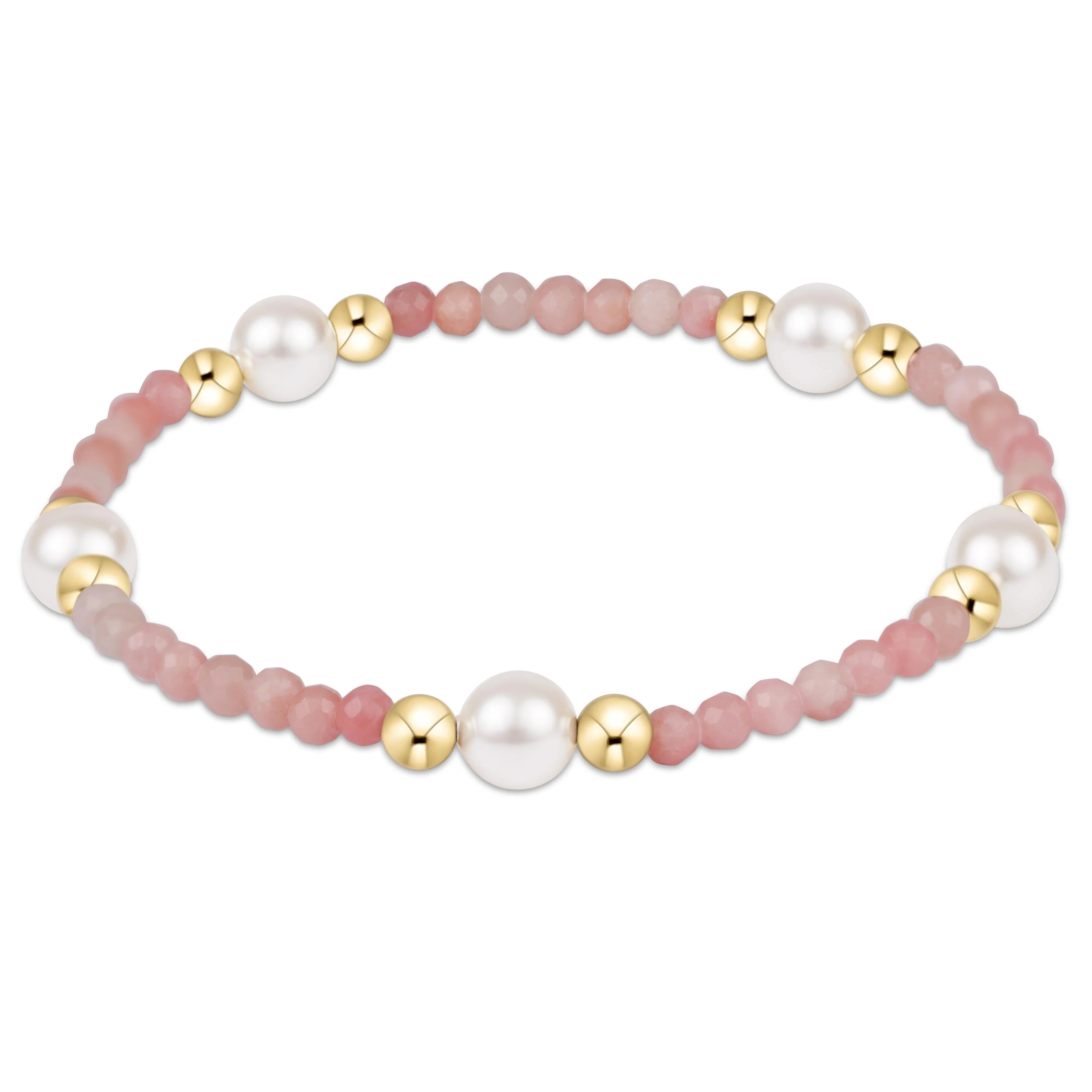 E. Newton Purpose Pearl Pink Opal Gem Bracelet