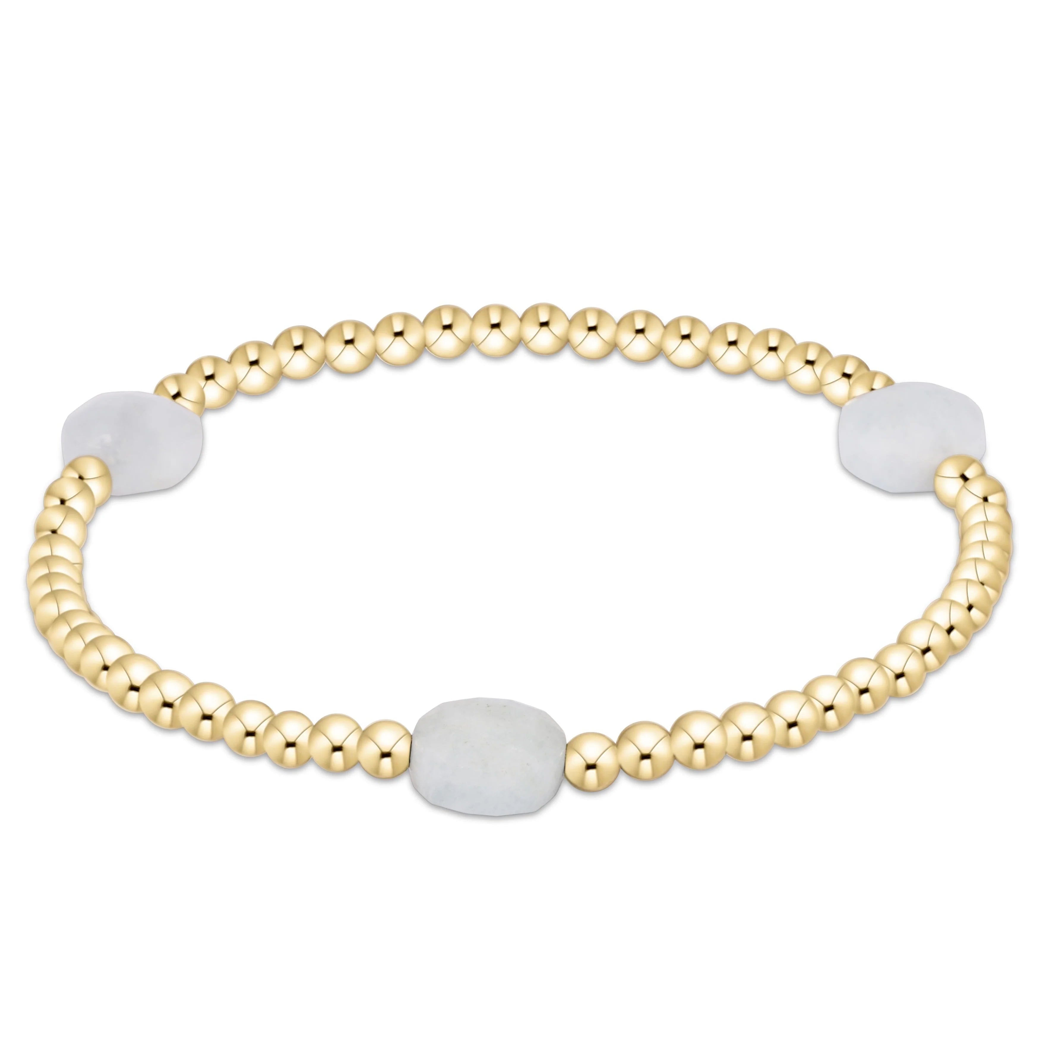 E. Newton Admire 3mm Aquamarine Bracelet