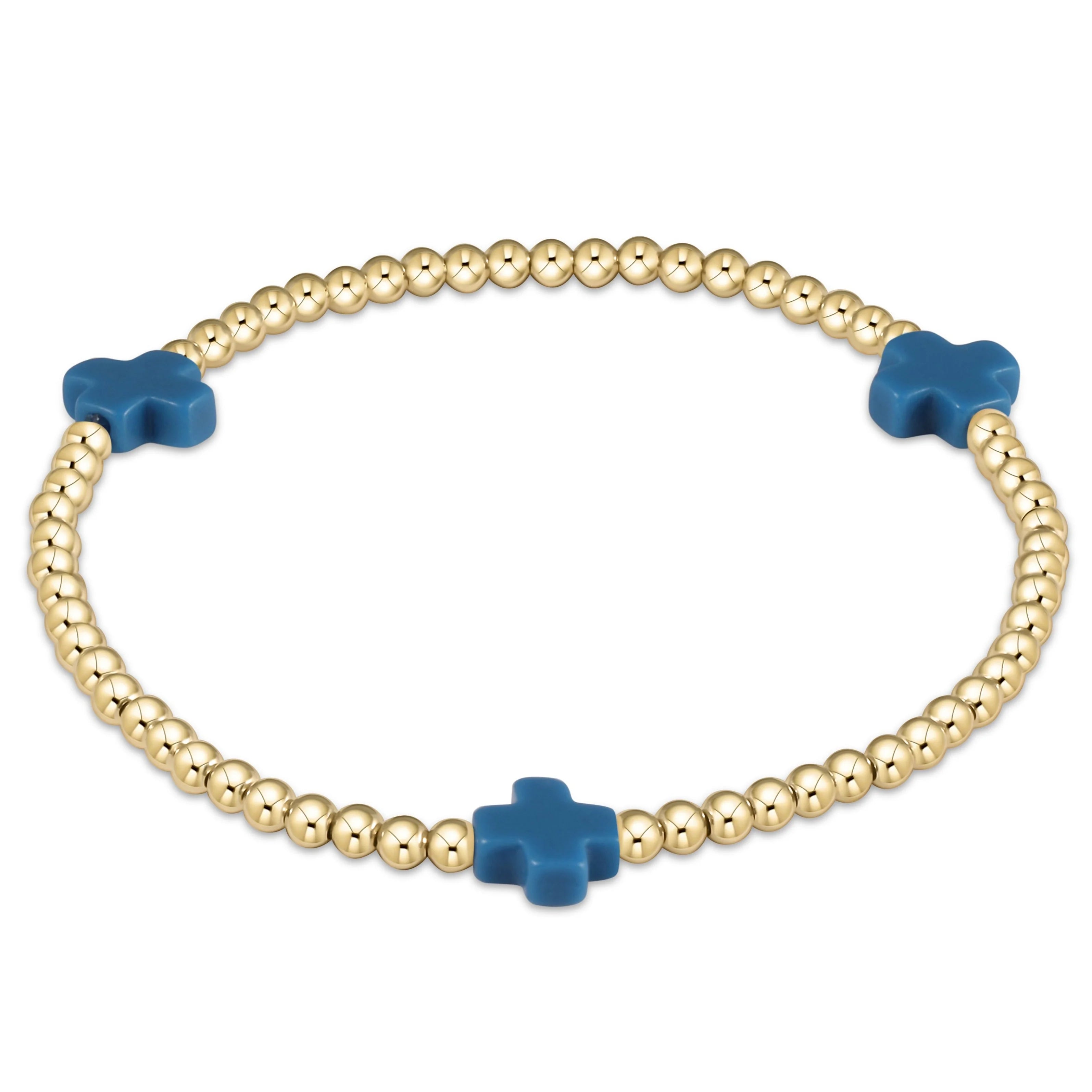 E. Newton Signature Cross 3mm Cobalt
