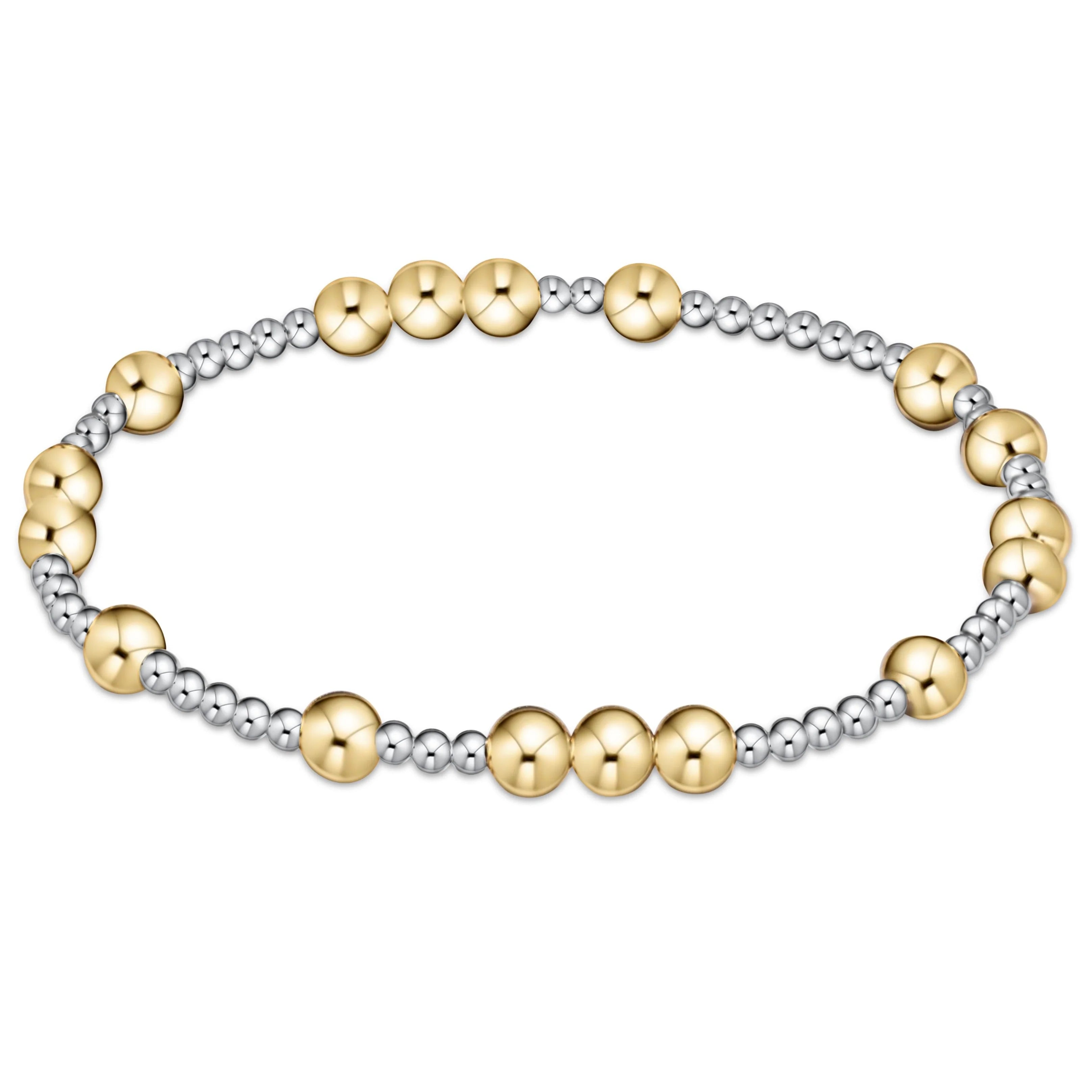 E. Newton Hope Unwritten 5mm Mixed Metal Bracelet