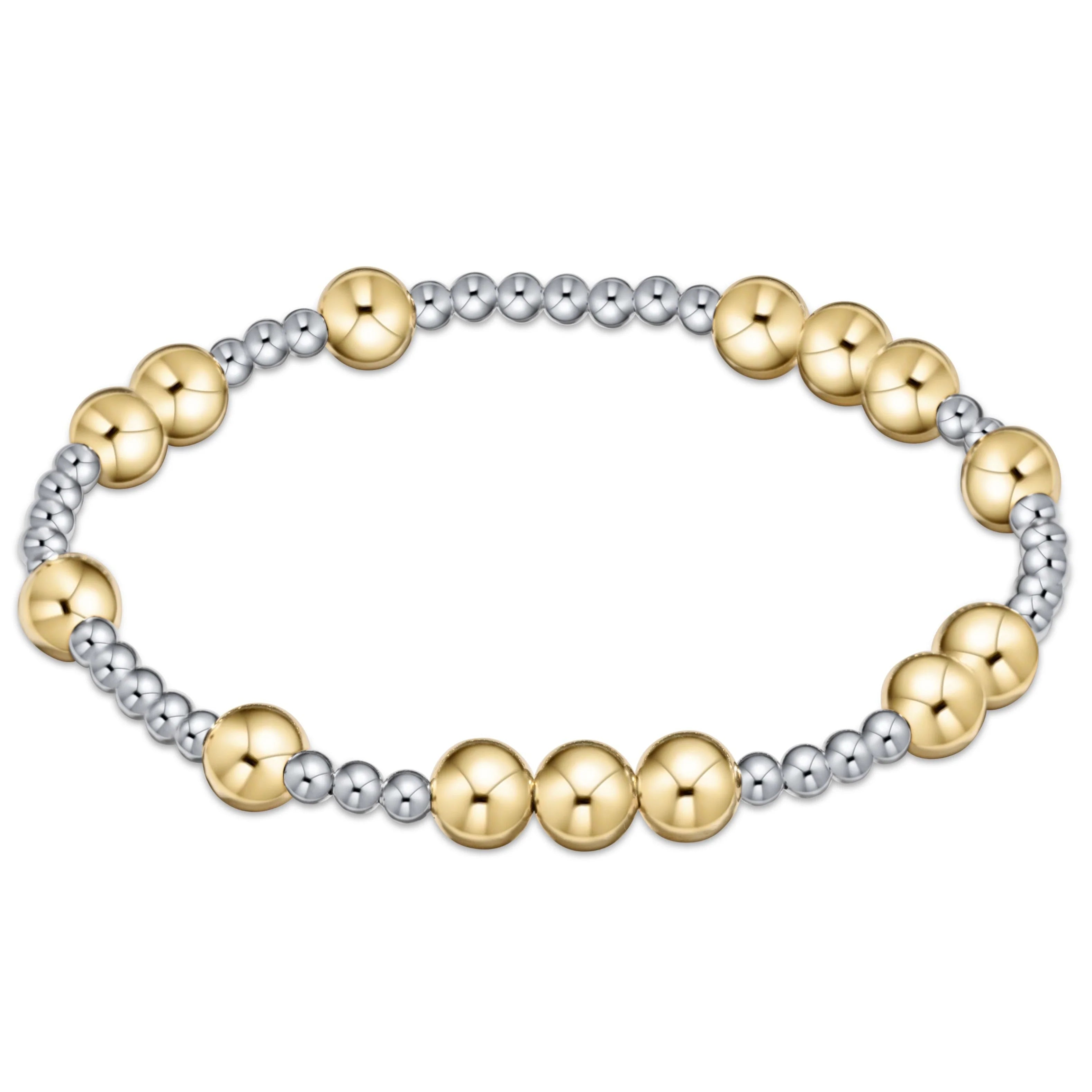 E. Newton Hope Unwritten 6mm Mixed Metal Bracelet