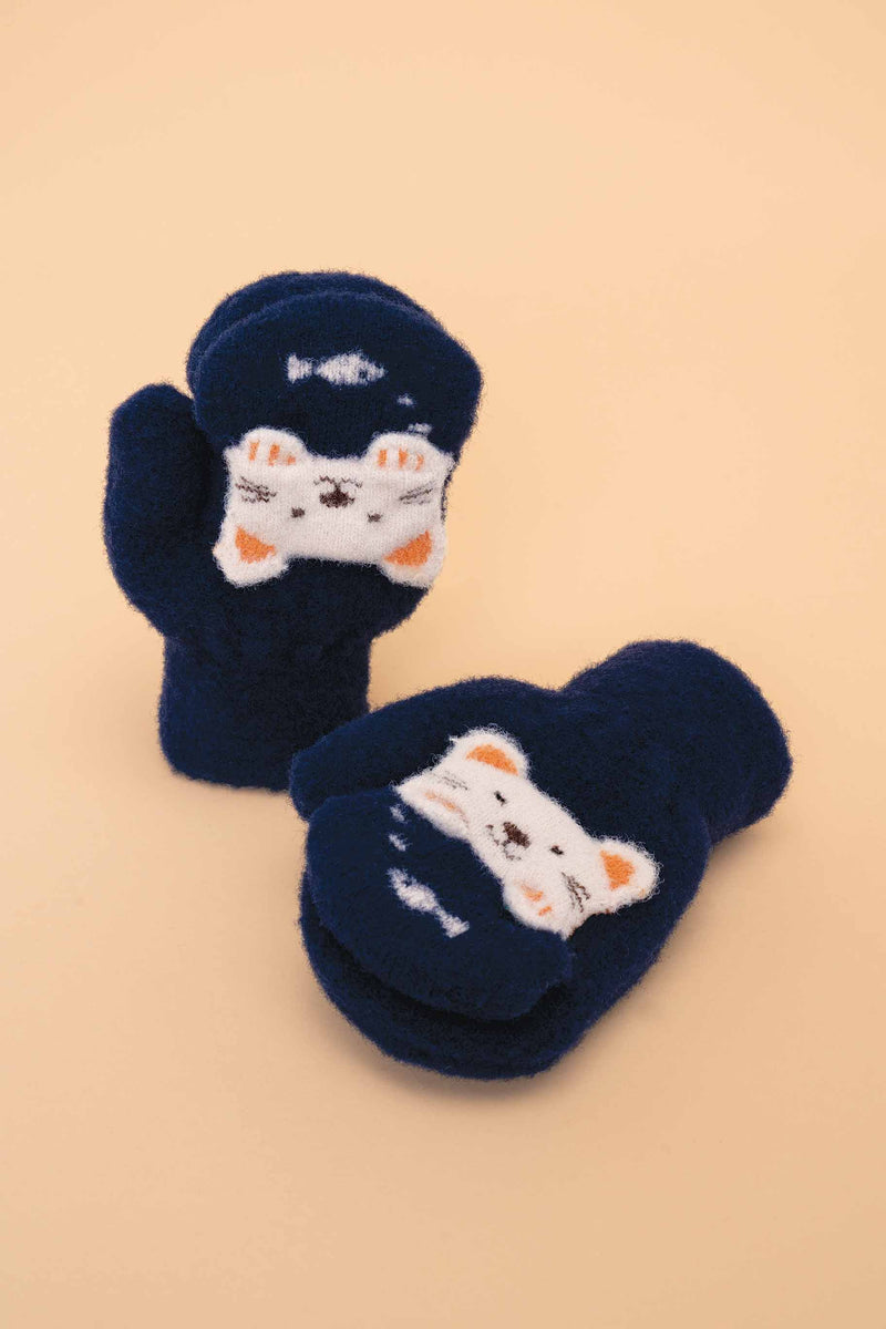Powder Kid's Fluffy Mittens