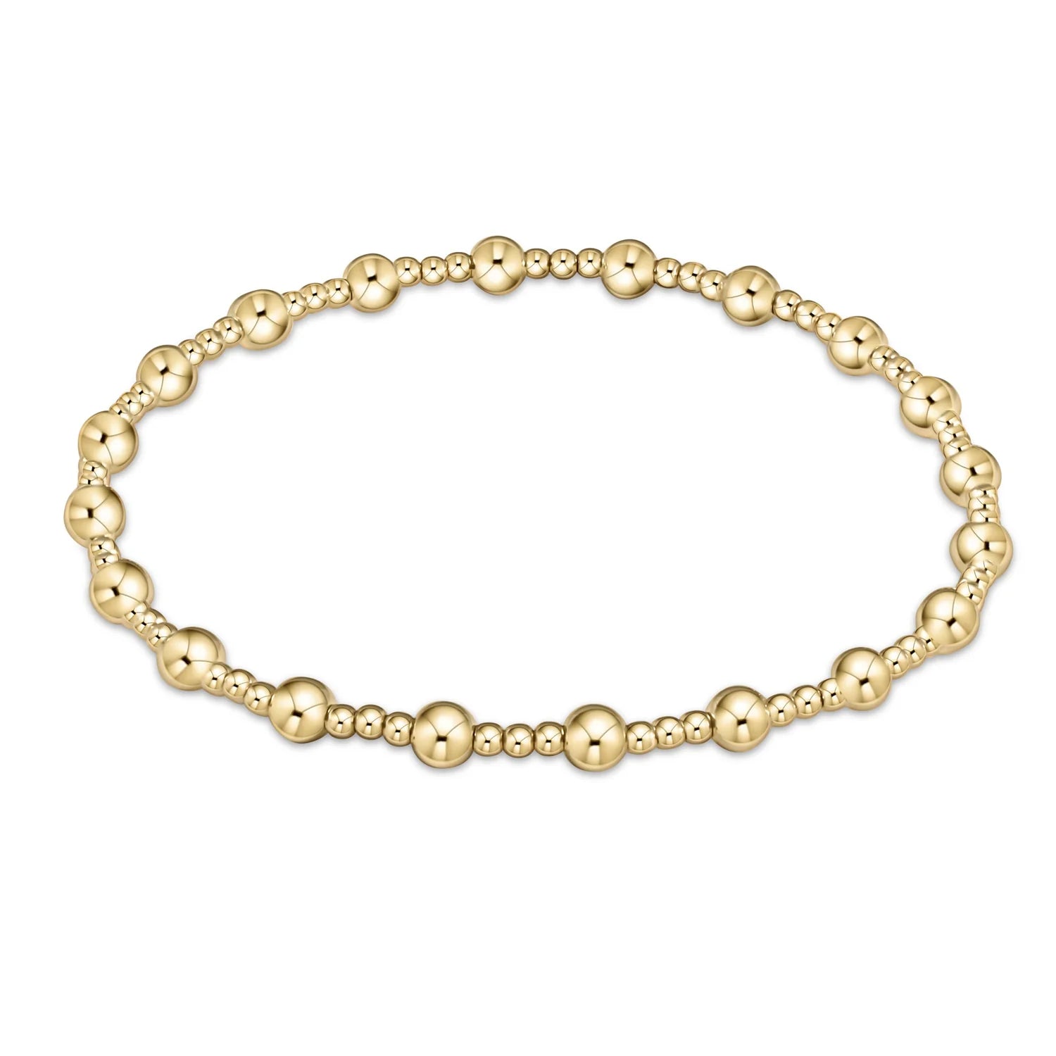 E. Newton Gold Pattern 4mm Bracelets