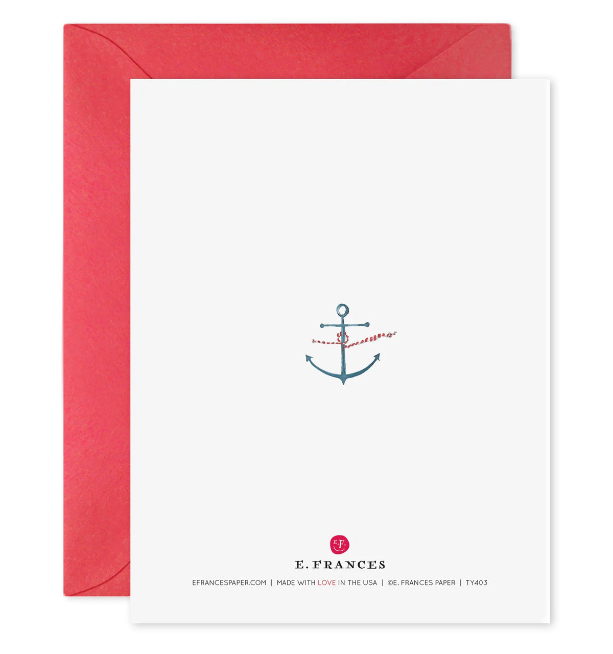 Frankie the Whale Thank You Greeting Card