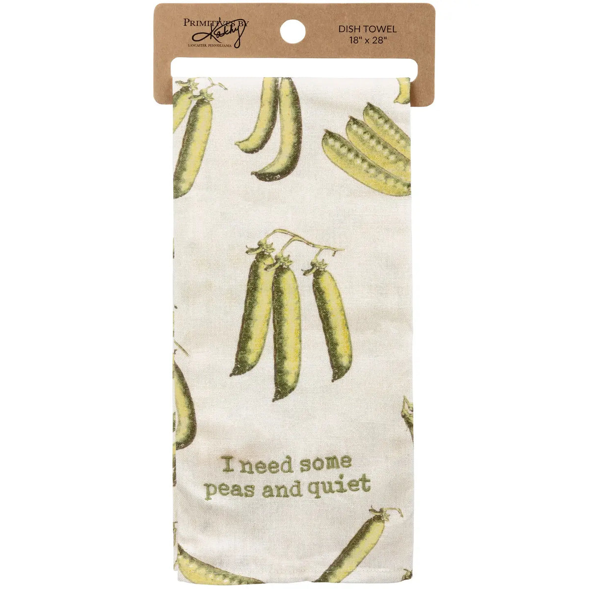 I Need Some Peas & Quiet Kitchen Towel