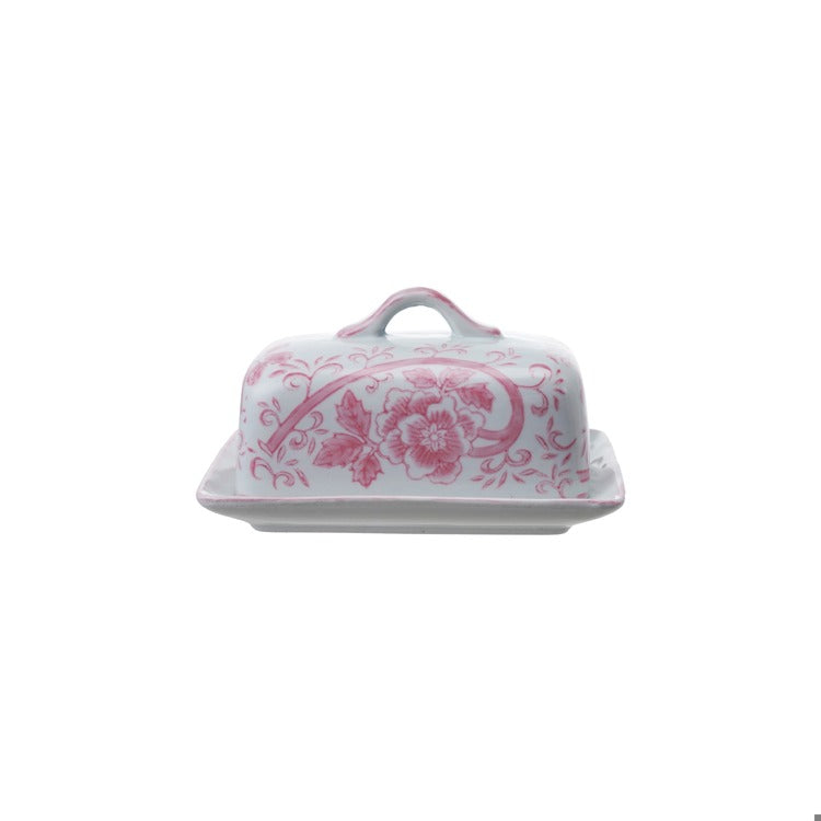 Hazel Mazel Stoneware Butter Dish