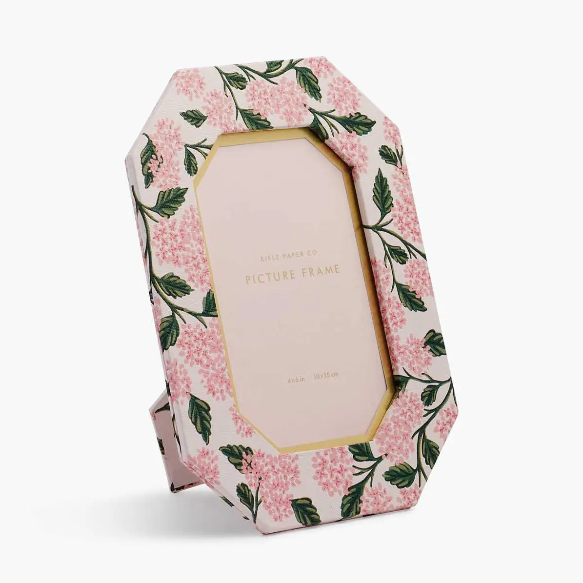 Pink Hydrangea Paper Wrapped Picture Frame
