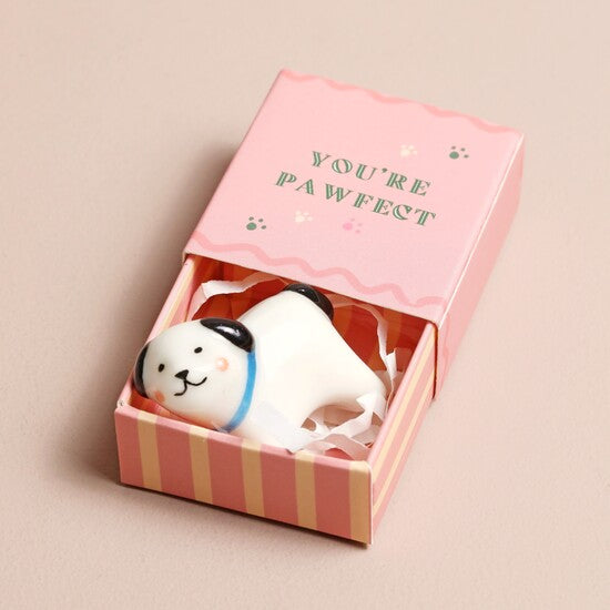 Matchbox Ceramic Dog Token