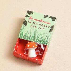 Matchbox Ceramic Mushroom Token