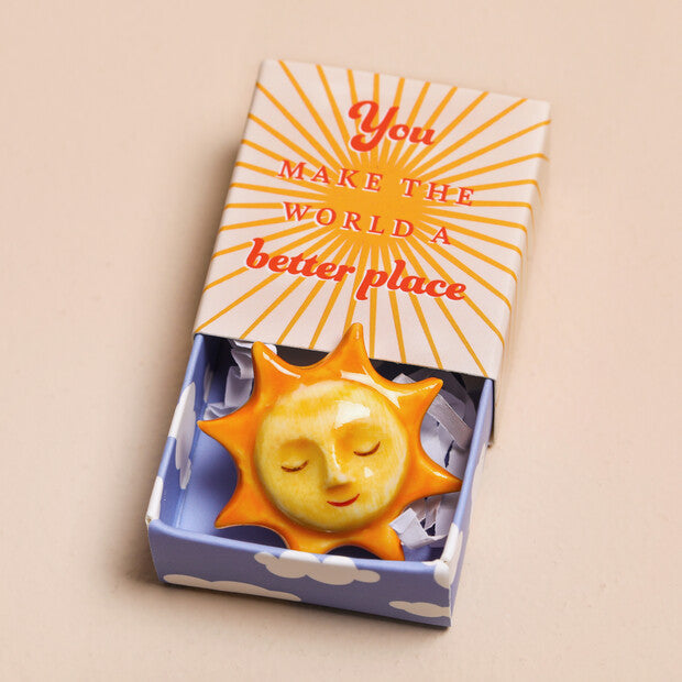 Matchbox Ceramic Sunshine Token