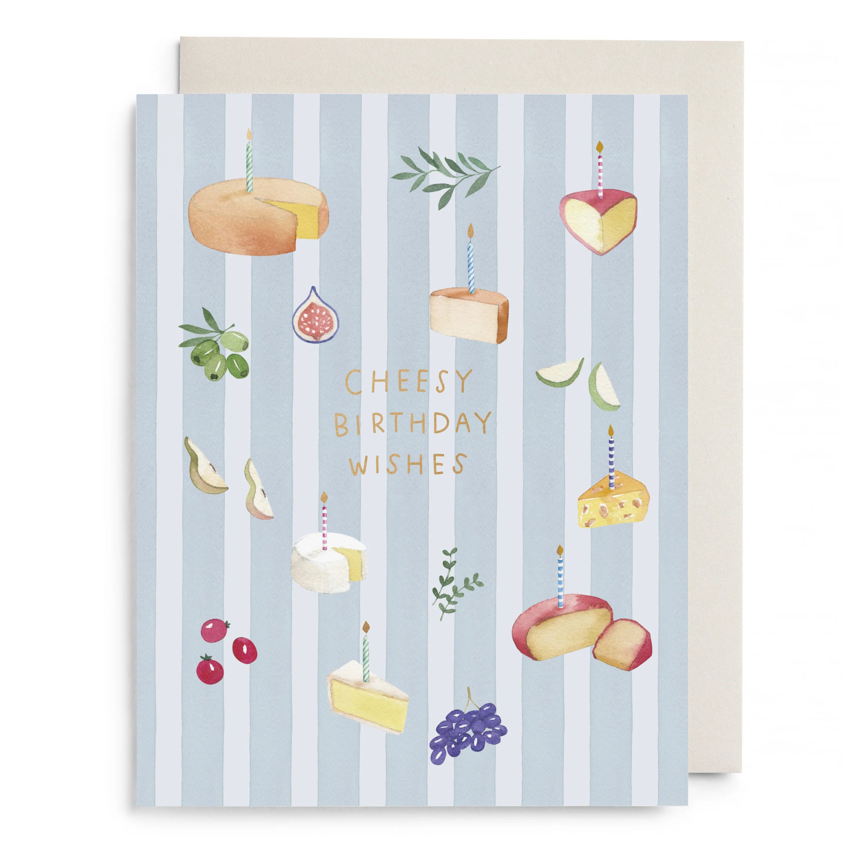 Cheesy Wishes Birthday Card