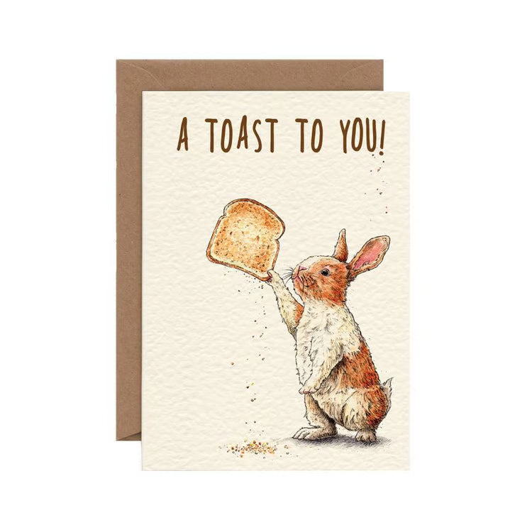 A Toast to You Greeting Card