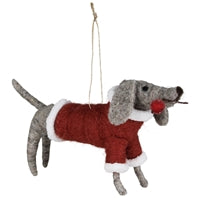 HomArt Dog in Santa Coat