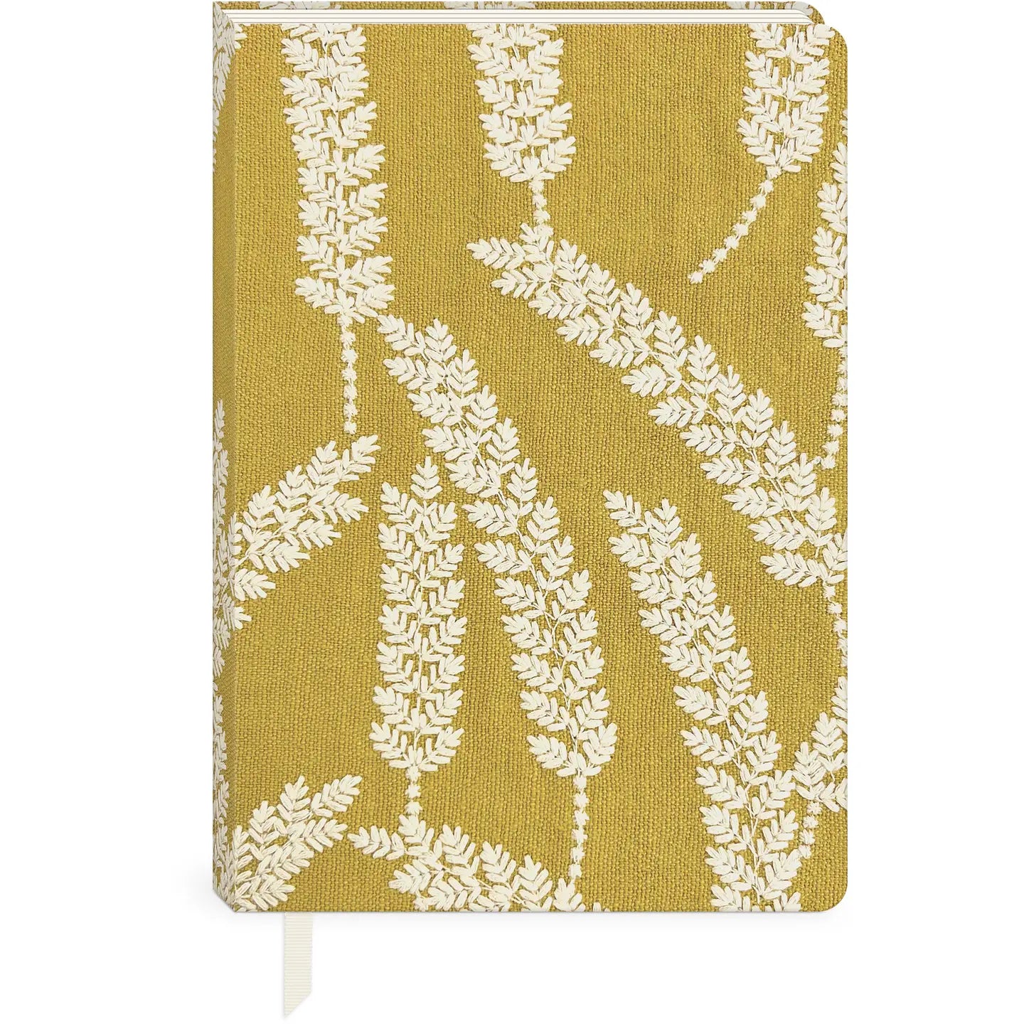 Wheat Fabric Hardcover Journal