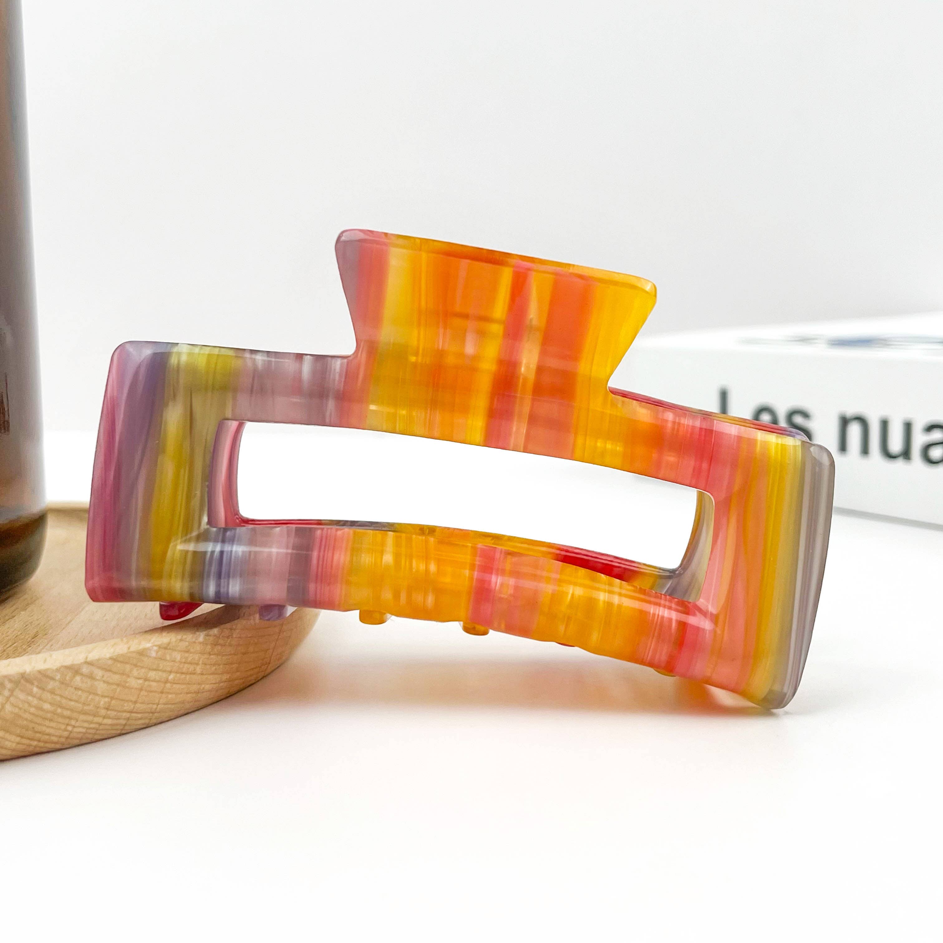 Rectangular Hair Claw Clip