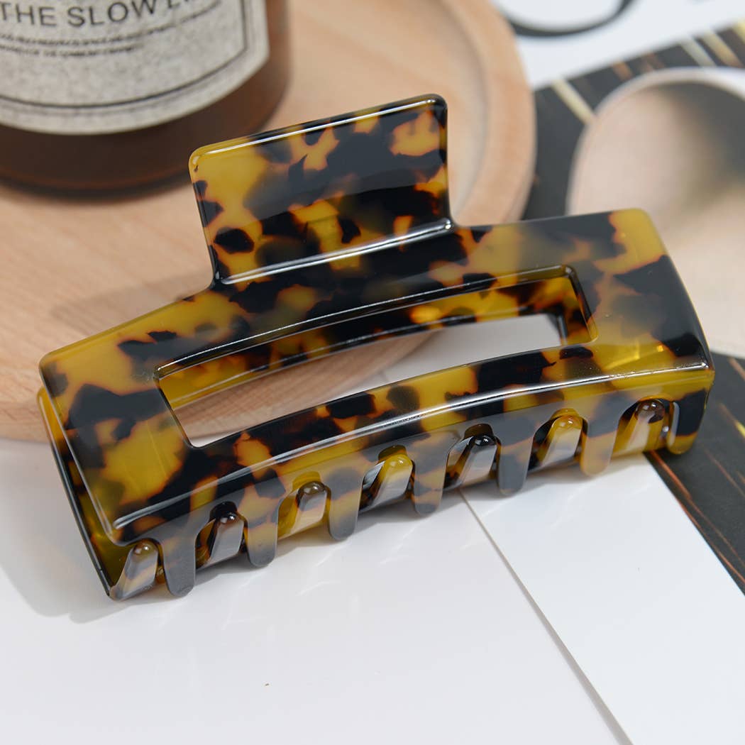 Tortoise Shell Hair Claw Clip