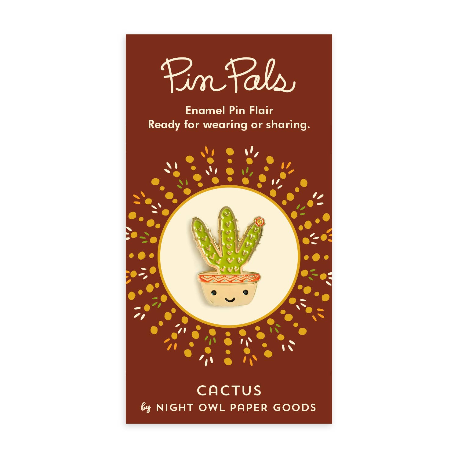 Cactus Enamel Pin