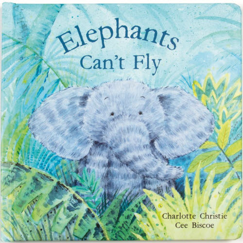 Jellycat Elephants Can't Fly Book
