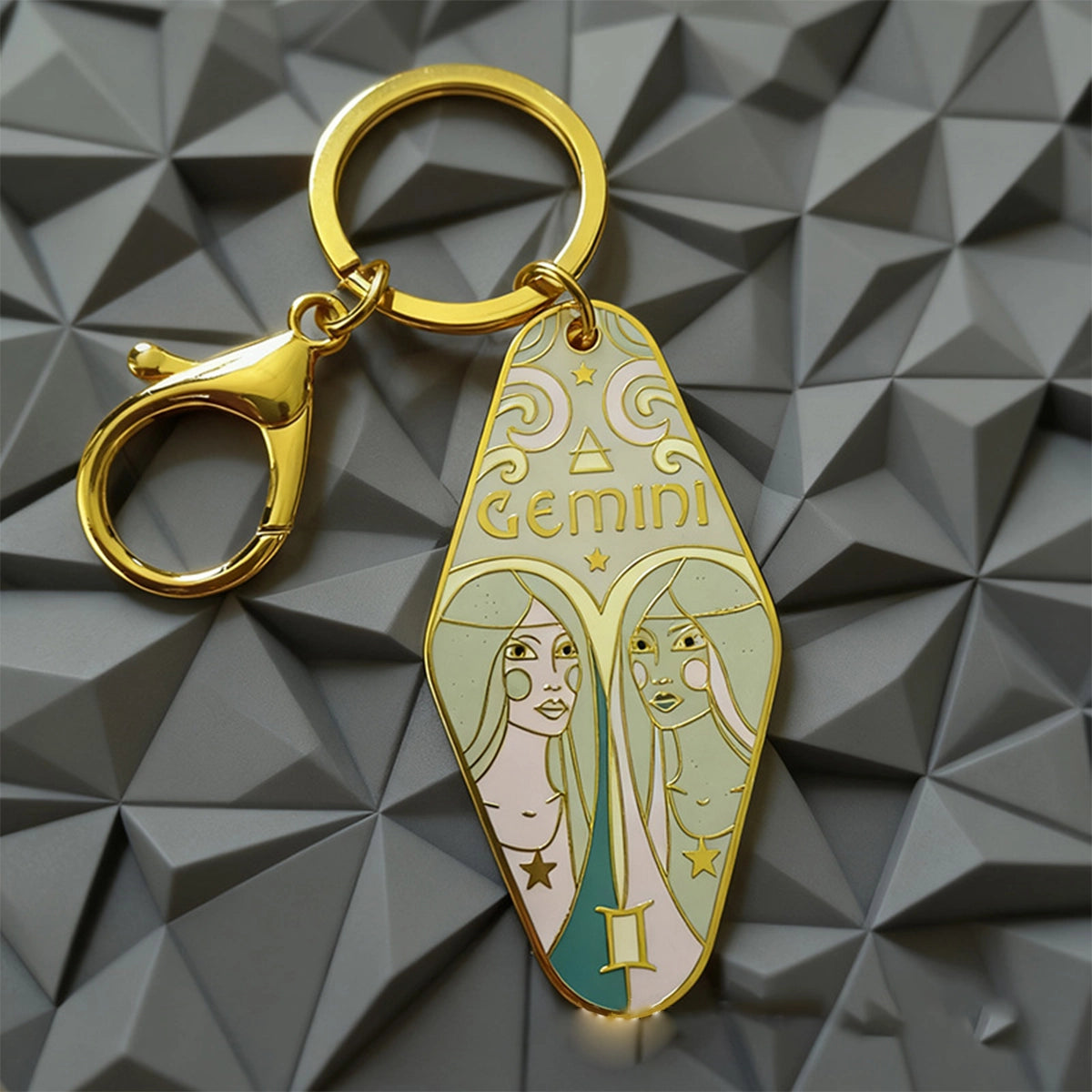 Gemini Keychain