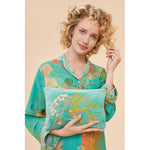 Powder Velvet Zip Pouch