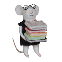 HomArt Felt Librarian Mouse